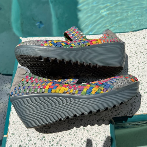 EUC Cute Stretchy Colorful Mary Janes - Picture 5 of 9